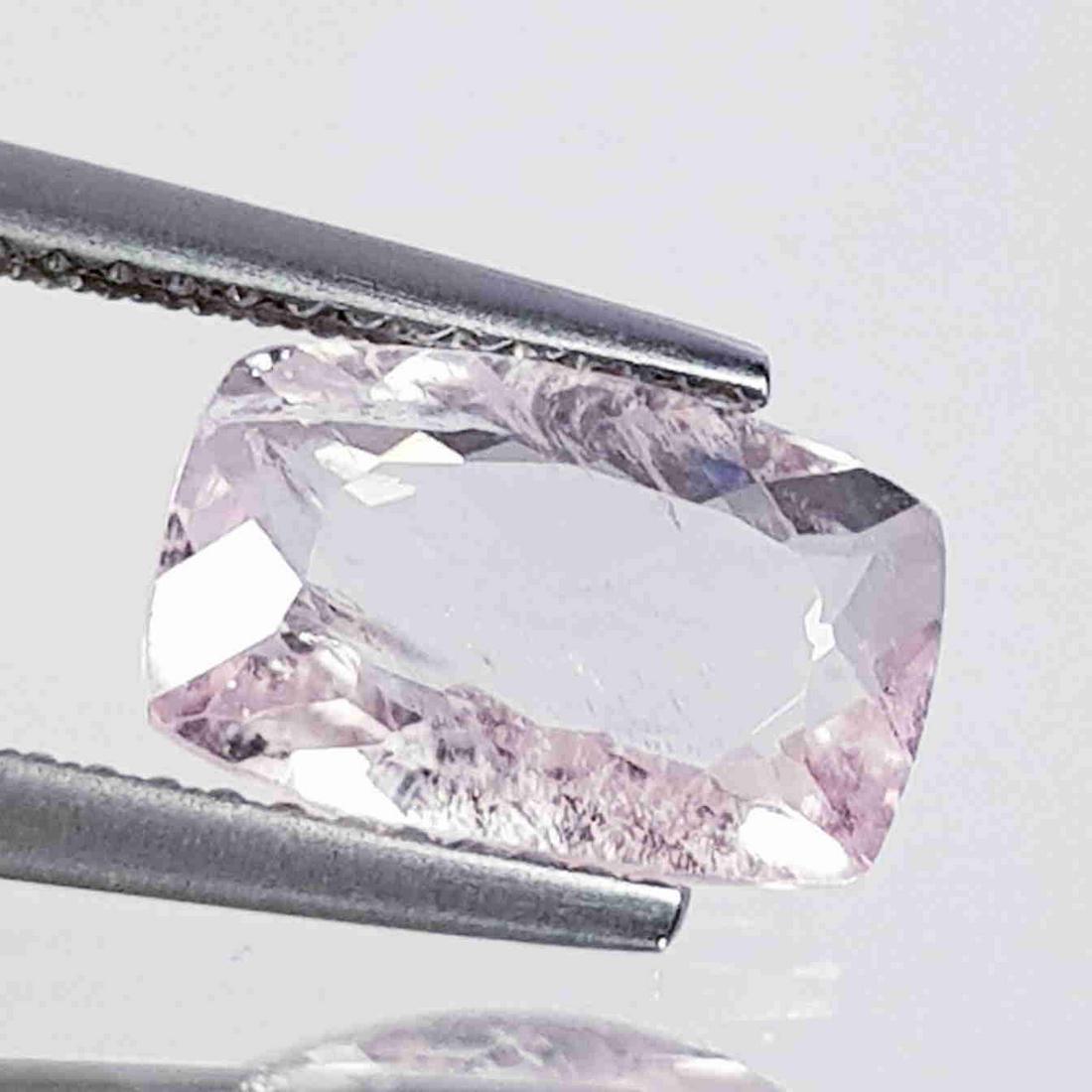 2.11 Ct Natural Morganite Rectangle Cushion Cut (1 of 5)