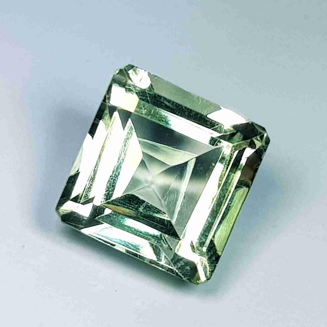 Natural Green Amethyst Square Cut 7.30 ct (1 of 5)