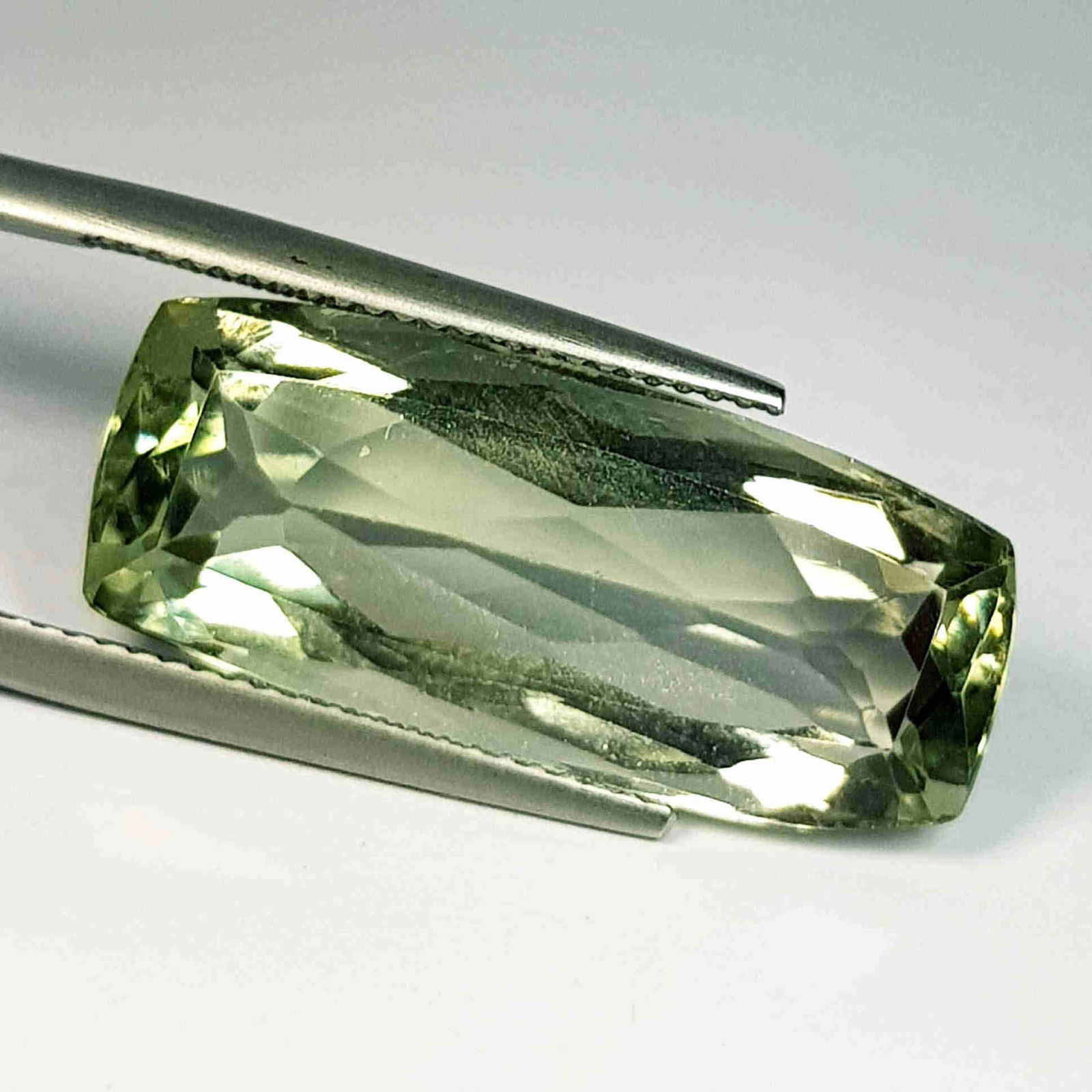 Natural Green Amethyst Rectangular Cushion Cut 15.02 ct (1 of 5)