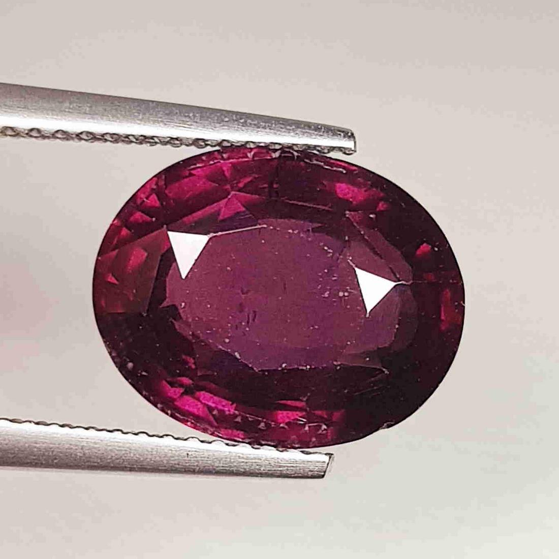 Natural Rhodolite Garnet Oval Cut 7.70 ct: No Reserve! Title: Natural Rhodolite Garnet Oval Cut 7.70 ct Color/Clarity:VVS - VS Carat Weights: $8 Size/Dimensions: 12.80 x 10.30 x 6.30 Additional Information:Oval - Burma Shipping: Domestic: Fla