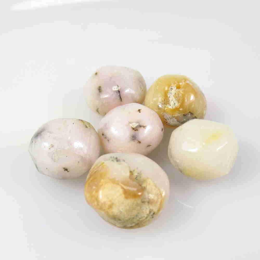46.60 Ctw Natural 6 Dendrite Opal Drilled Round Beads (1 of 2)