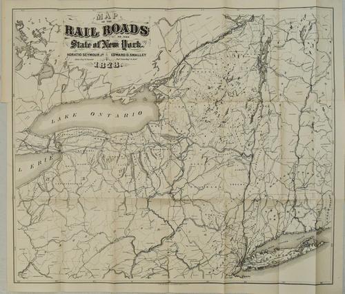 1878 Map of the New York Railroads -- Map of the Rail (1 of 1)