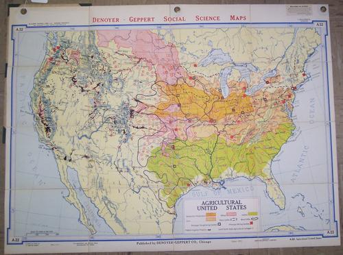 A22 Agricultural United States Denoyer-Geppert Social (1 of 14)