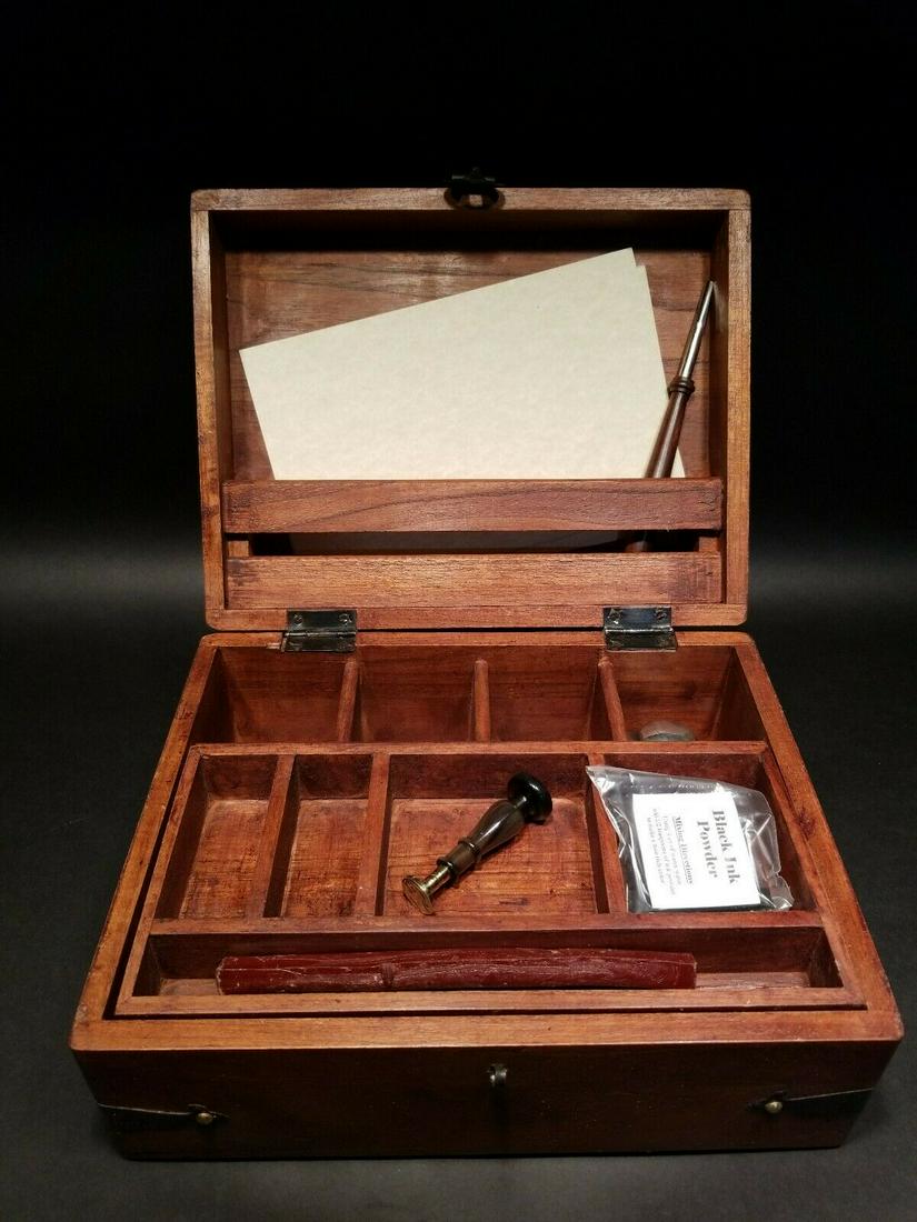 Wood Writing Set Desk Box (1 of 20)