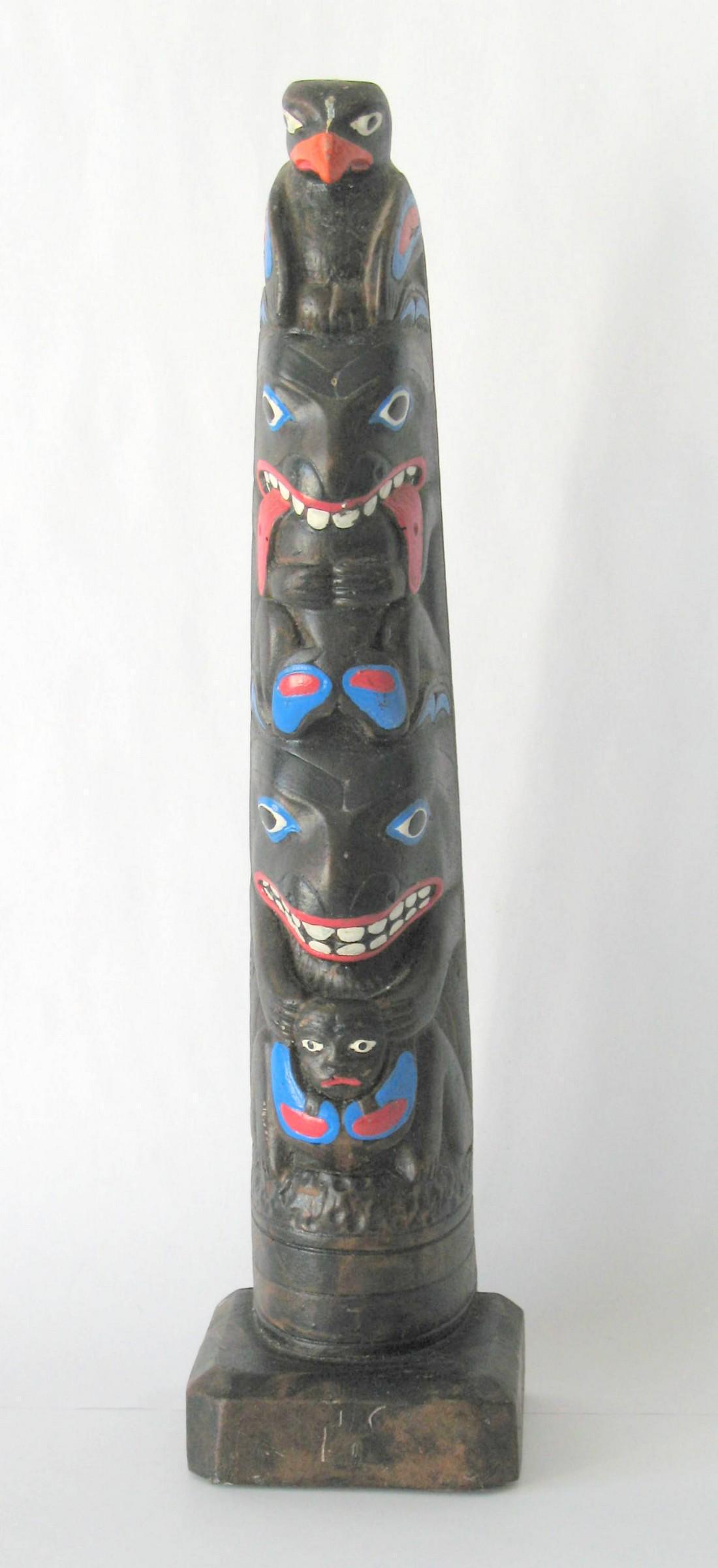 Vintage Alaska totem pole. (1 of 7)