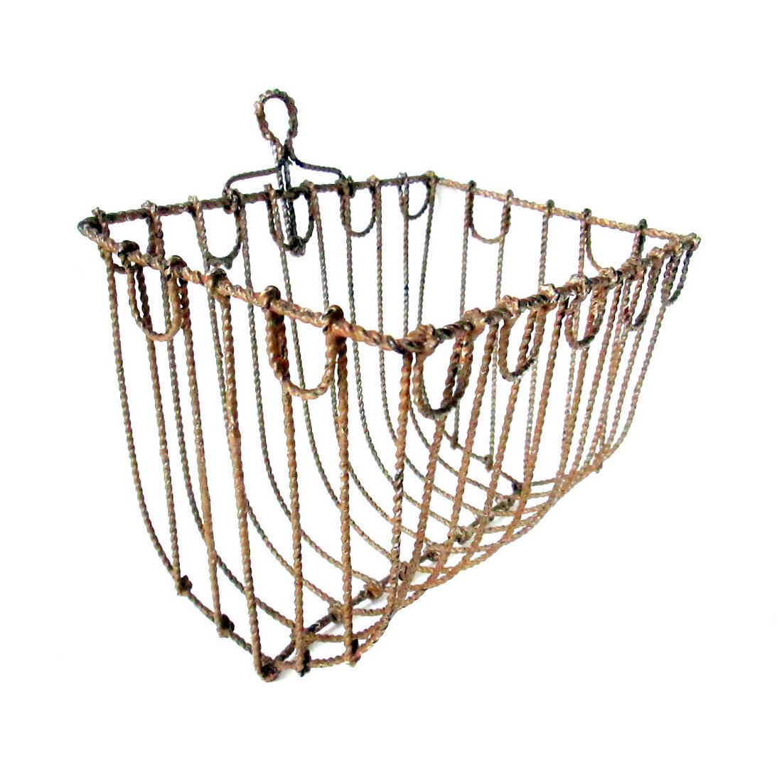 19TH C WIRE BASKET (1 of 6)