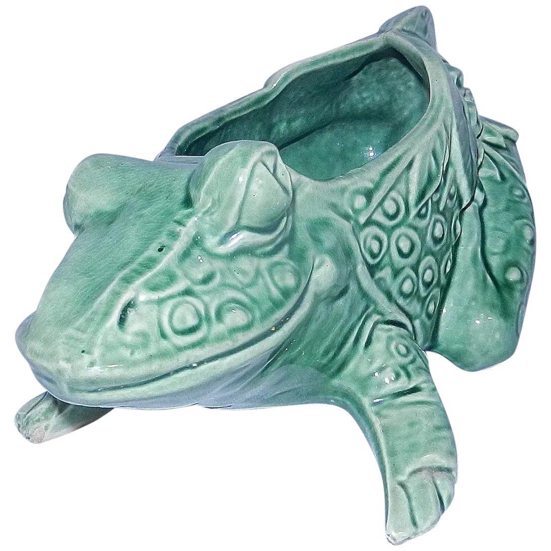 Vintage Mid-Century McCoy Frog Planter (1 of 10)