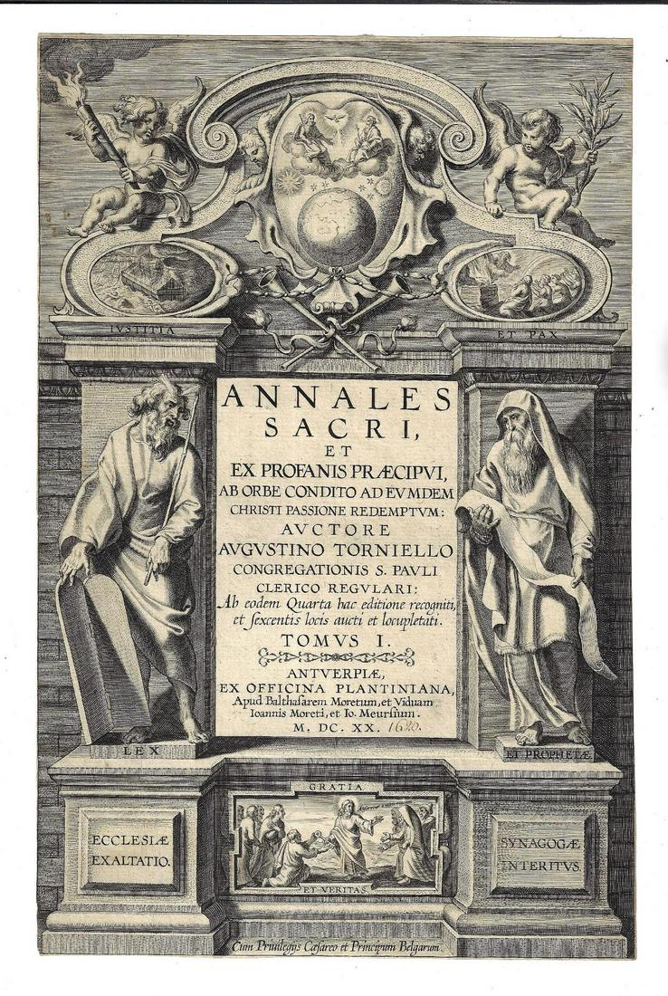 1620 Engraved Title Leaf Religious Illustrations (1 of 1)
