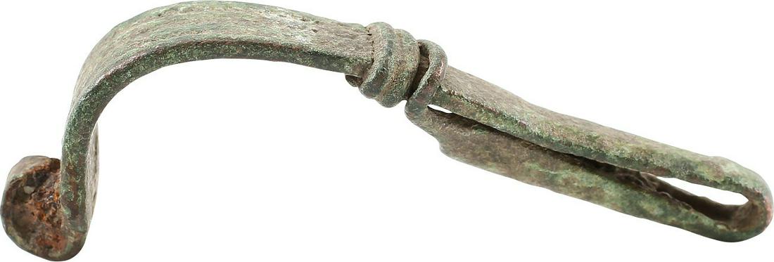 RARE ROMAN BROOCH (GARMENT PIN) FIBULA 1-3 CENT AD (1 of 2)