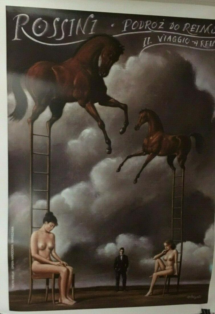 Original Vintage "Il Viaggio a Reims" Opera Polish (1 of 5)
