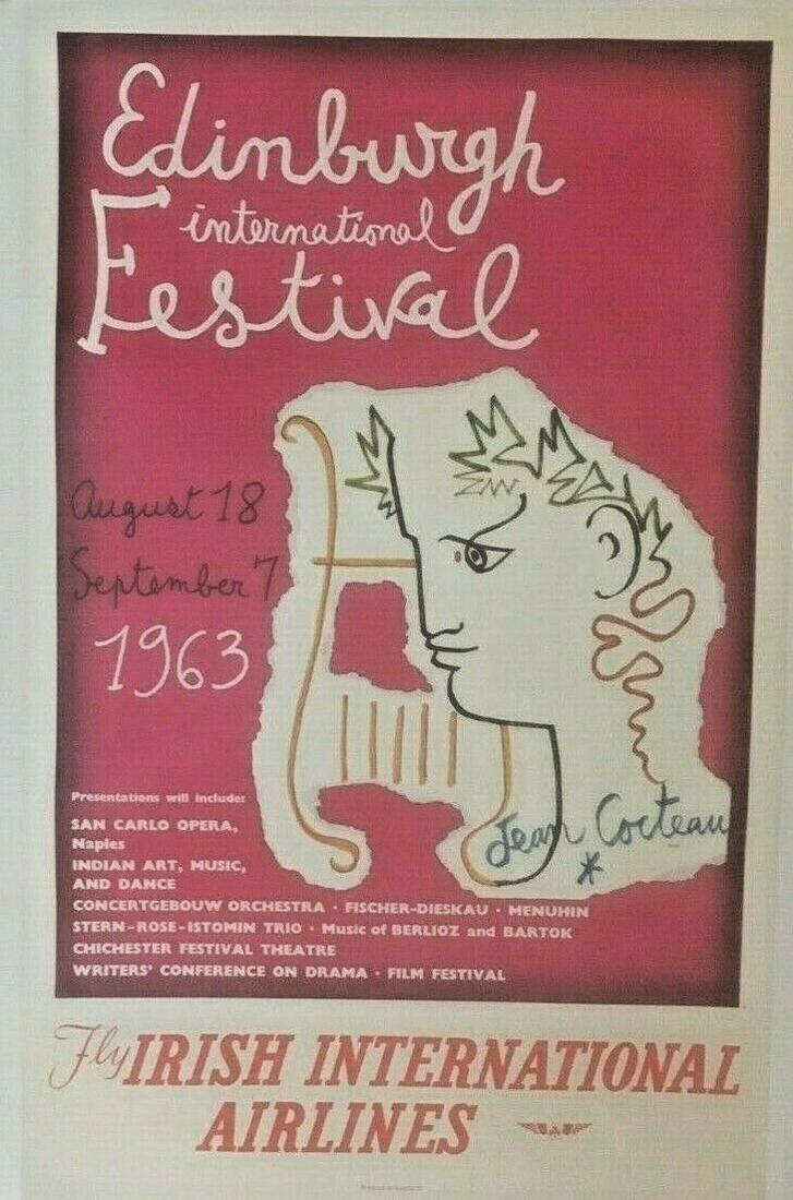 Original Vintage Edinburgh Festival Irish Int'l (1 of 6)