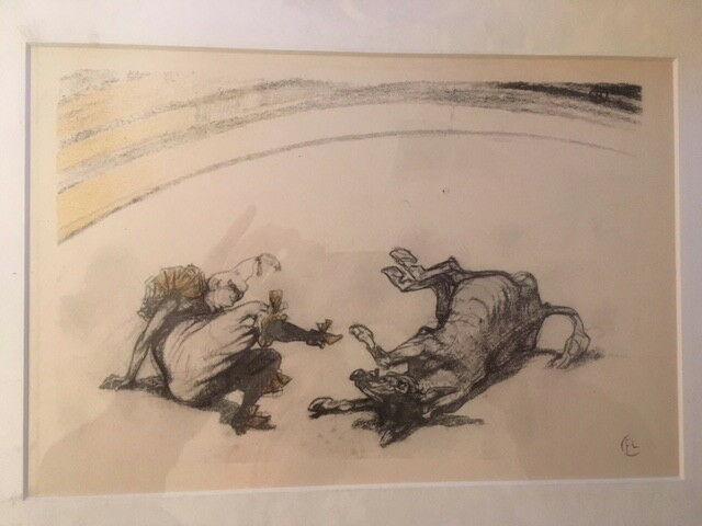 Original Toulouse Lautrec "Clownesse Et Cheval" (1 of 3)