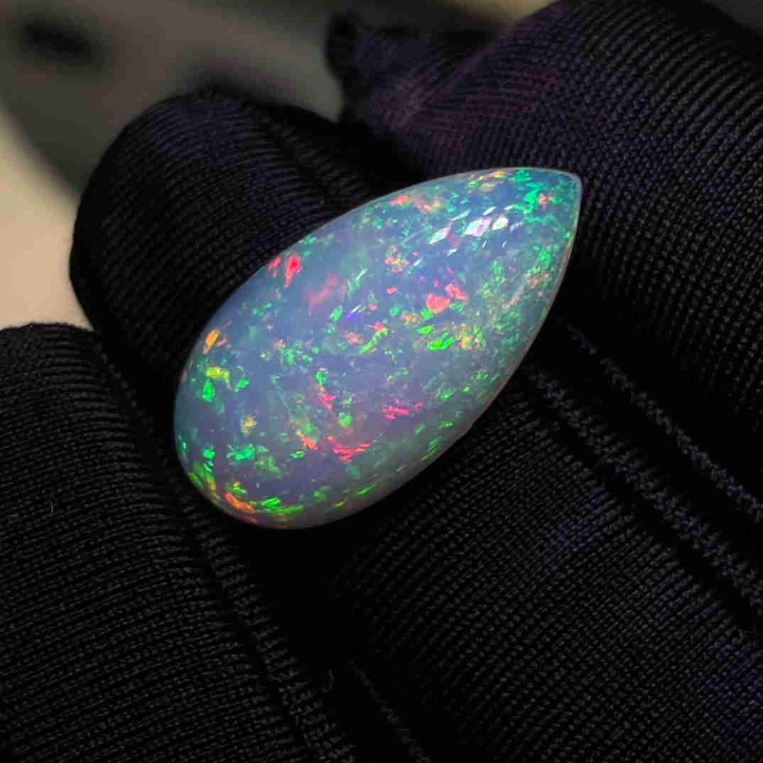 Natural Pear Cut 8.24 Carats Opal Loose Gemstone (1 of 9)