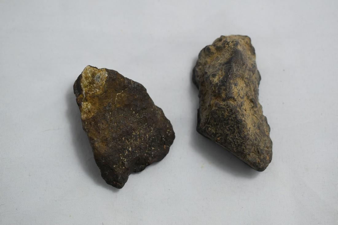 Pair of Del Campo Meteorites: Pair of Del Campo Meteorites Reserve: $10.00 Shipping: Domestic: Flat-rate of $10.00 to anywhere within the contiguous U.S. International: Foreign shipping rates are determined by destination. Combine