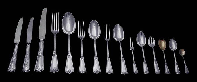 SOUFFLOT - 319pc. FRENCH LOUIS XVI STERLING SILVER (1 of 1)