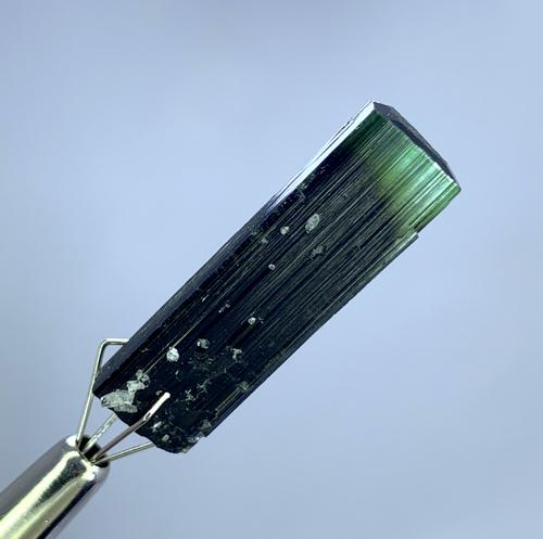 8 Gram Attractive Natural Tourmaline Crystal: Title: 8 Gram Attractive Natural Tourmaline Crystal Weight: 8 Gram Size/Dimensions: 34x12x11 mm Origin: Pakistan Reserve: $15.00 Shipping: Domestic: Flat-rate of $15.00 to anywhere within the contiguo