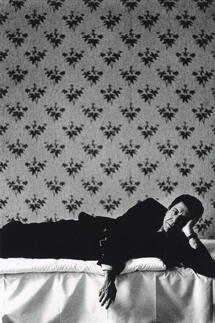 ANTON CORBIJN - Leonard Cohen: Artist: Anton Corbijn Title: Leonard Cohen Medium: Duotone Photo Litho, 1997, Italy Dimensions: 6.75x10.1" Description: Heat Wax Mounted on 11x14" Conservation Board Artist Bio: Anton Johannes Gerrit