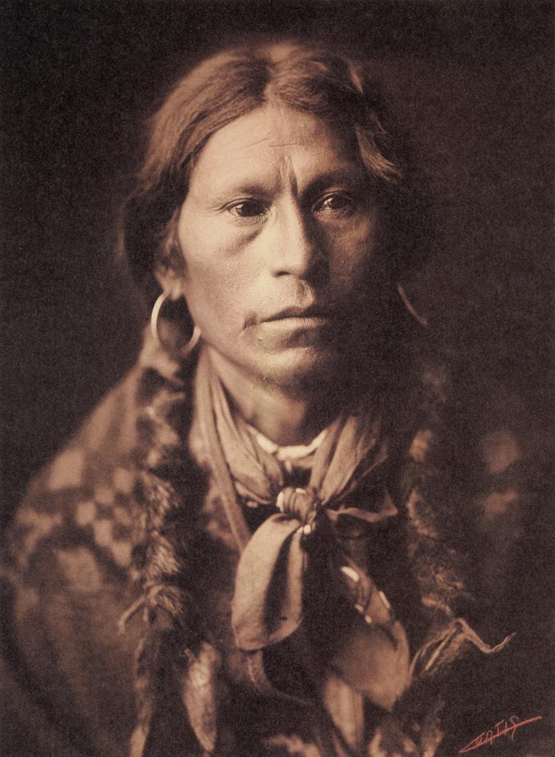 EDWARD CURTIS - Chief Garfield, Apache, 1904 (1 of 1)