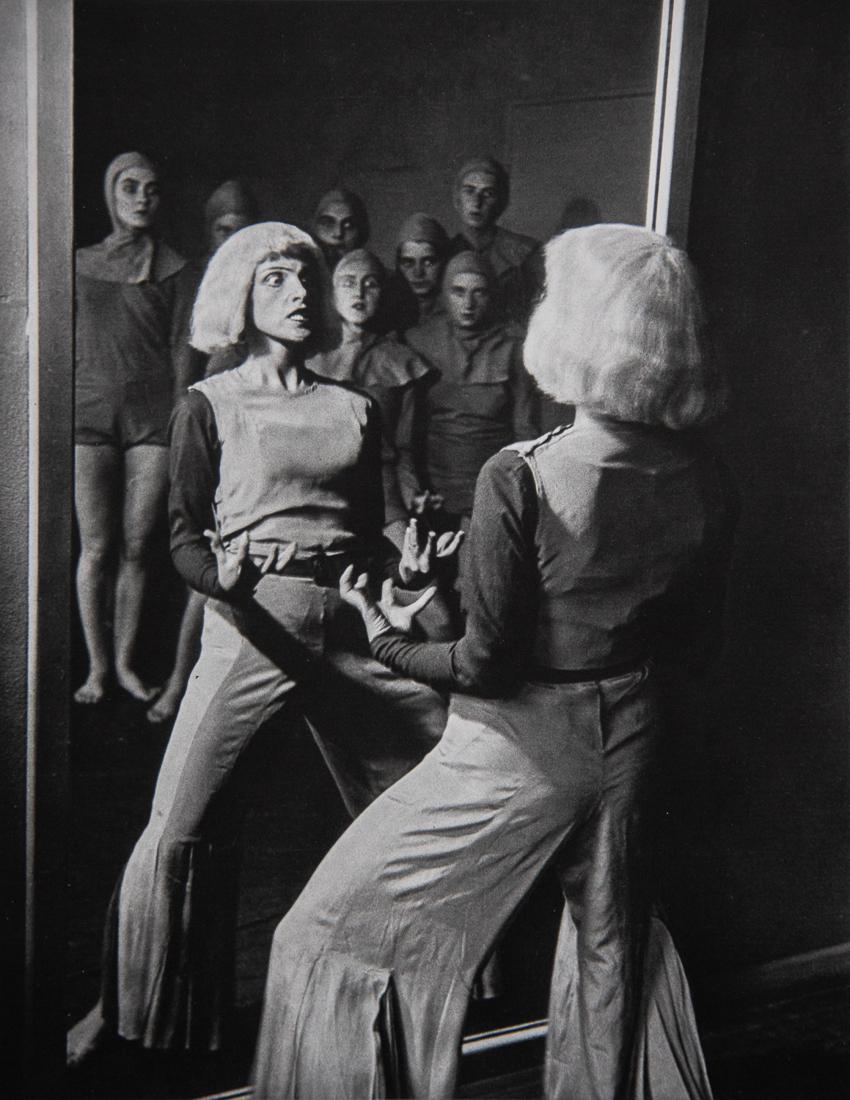 ALFRED EISENSTAEDT - Truempy Ballet, Berlin, 1929: Artist: Alfred Eisenstaedt Title: The Truempy Ballet School, Berlin, 1929 Medium: Sheet Fed Gravures, 1973, Japan Dimensions: 8.6x9.8" Description: Heat Wax Mounted on 12x16" Conservation Board Artist