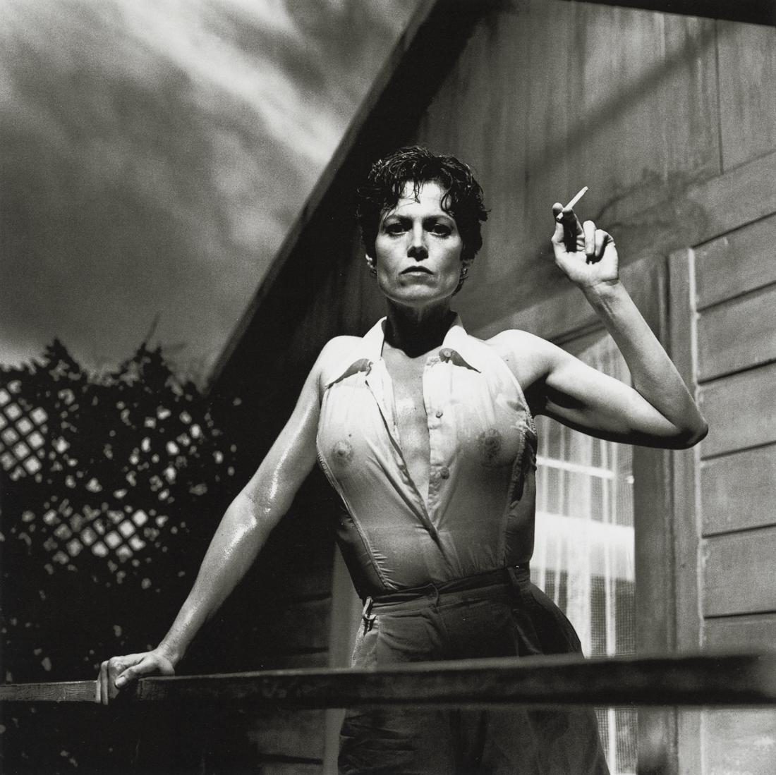 HELMUT NEWTON - Sigourney Weaver, Paris, 1995 (1 of 1)