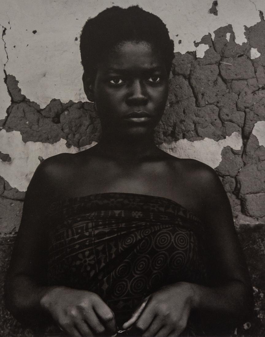 PAUL STRAND - Afe Negble, Asenema, Ghana 1964: Artist: Paul Strand Title: Afe Negble, Asenema, Ghana 1964 Medium: Photo Litho, 1994, Italy Dimensions: 8.7x10.55" Description: Heat Wax Mounted on 12x16" Conservation Board Artist Bio: Paul Strand (1