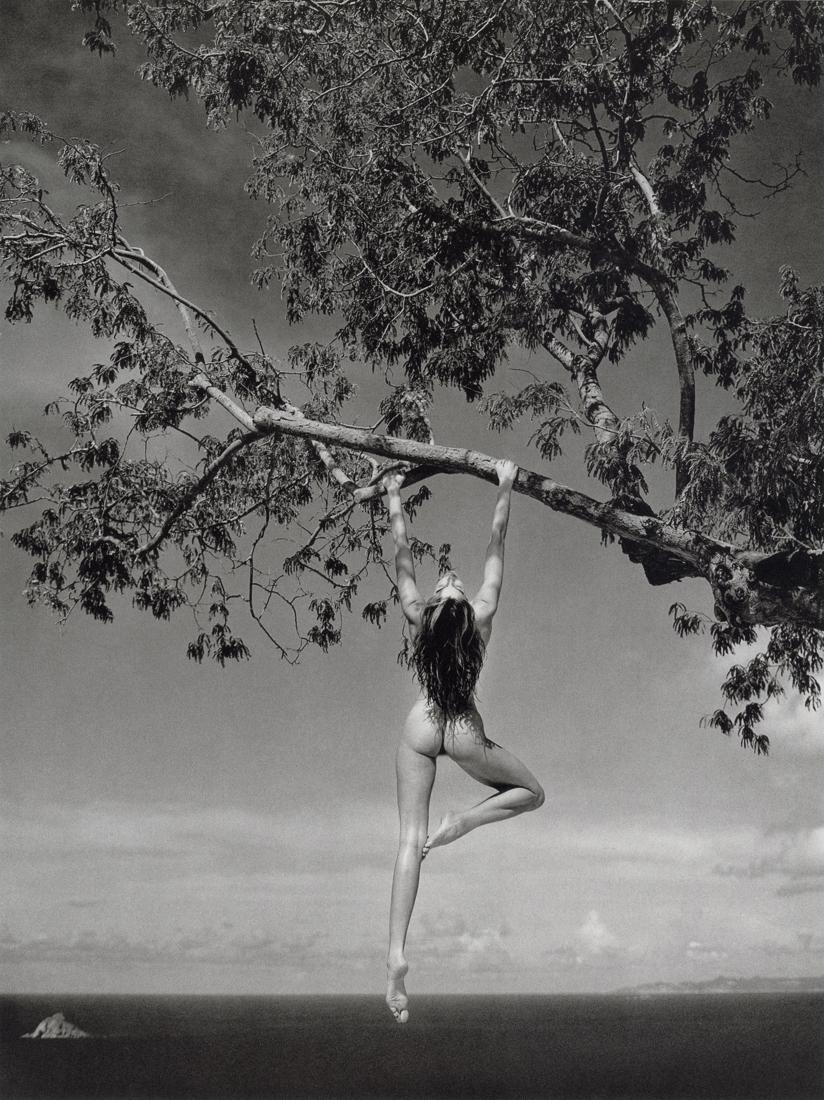 PATRICK DEMARCHELIER - Nude, St. Barthelemy, 1989: Artist: Patrick Demarchelier Title: Nude, St. Barthelemy, West Indies, 1989 Medium: Photo Litho, 1997, USA Dimensions: 9x12" Description: Heat Wax Mounted on 12x16" Conservation Board Artist Bio: Patr