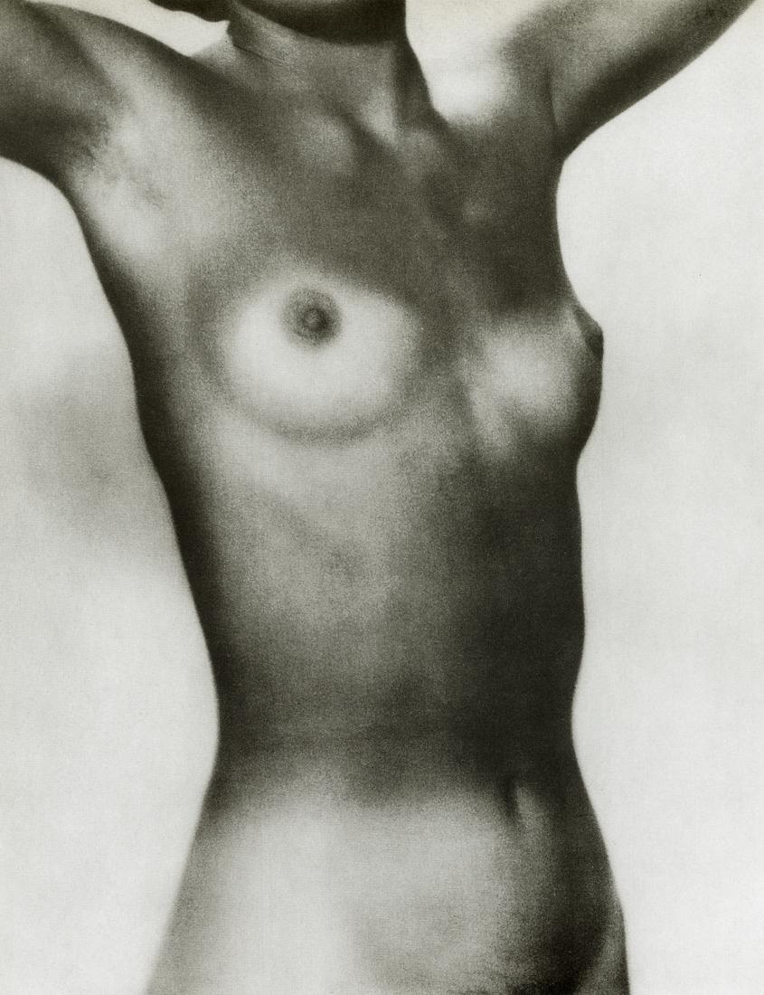 MAN RAY - Nude Torso: Artist: Man Ray Title: Nude Torso Medium: Photo Litho, 2000, Italy Dimensions: 8.55x11.1" Description: Heat Wax Mounted on 11x14" Conservation Board Artist Bio: Man Ray, original name Emmanuel Radnitz