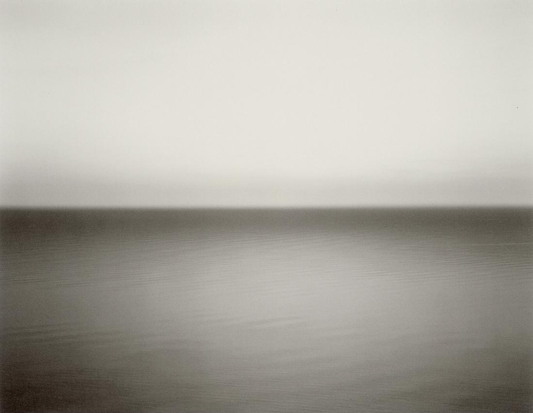 HIROSHI SUGIMOTO - Boden Sea, Uttwil, 1993: Artist: Hiroshi Sugimoto Title: Boden Sea, Uttwil, 1993 Medium: Photo Litho, 2005, Germany Dimensions: 8.5x6.55" Description: Heat Wax Mounted on 8.5x11" Conservation Board Artist Bio: Hiroshi Sugimot