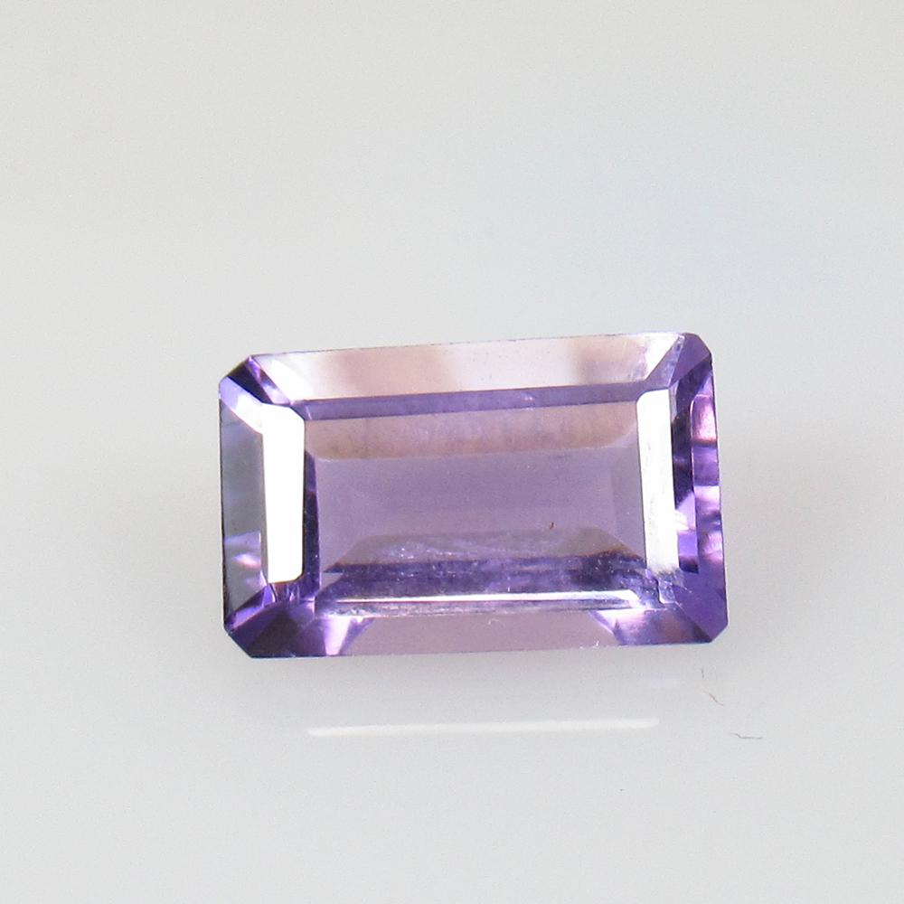 3.63 Ct Natural Purple Amethyst Rectangle Cut (1 of 2)