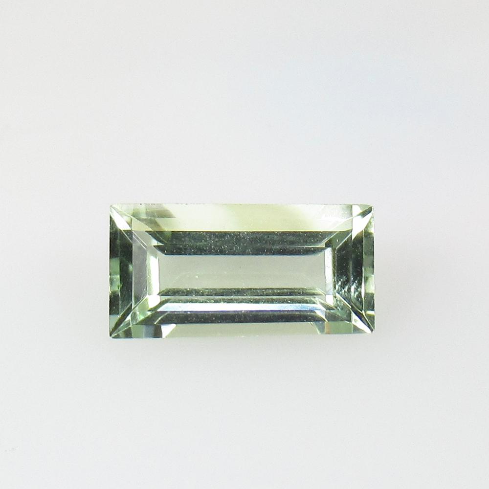 2.66 Ct Natural Green Amethyst Rectangle Cut (1 of 3)
