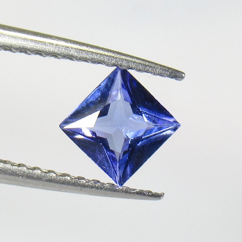 0.50 Ct Natural Tanzanite Princess Cut (1 of 2)