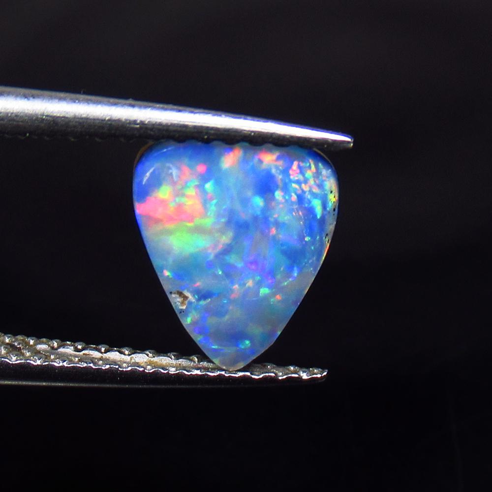 1.30 Ct Natural Australian Doublet Opal Trillion (1 of 2)