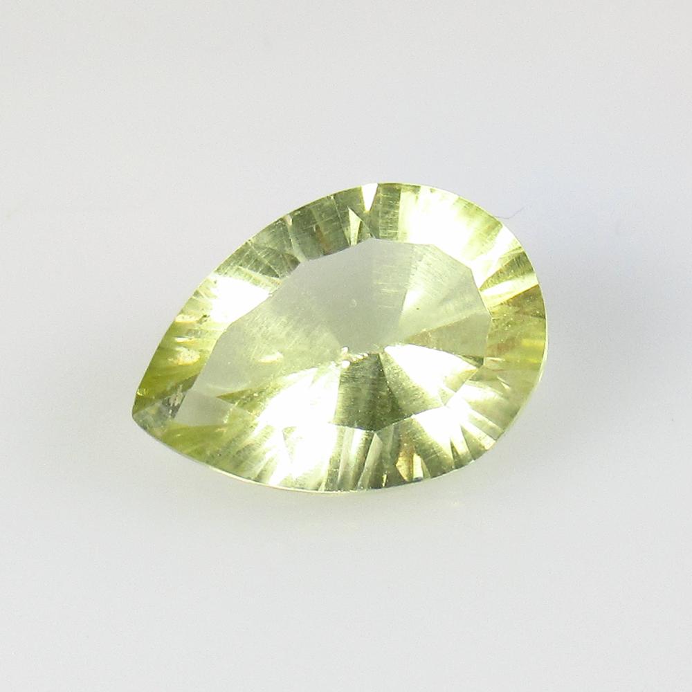 5.30 Ct Natural Lemon Quartz Concave Cut: No Reserve! Title: 5.30 Ct Natural Lemon Quartz Concave Cut Color/Clarity: VVS Gemstone: Natural Lemon Quartz Carat Weight: 5.3 Size/Dimensions: 14.00 x 10.10 x 7.10 mm Additional Information: Good Lu