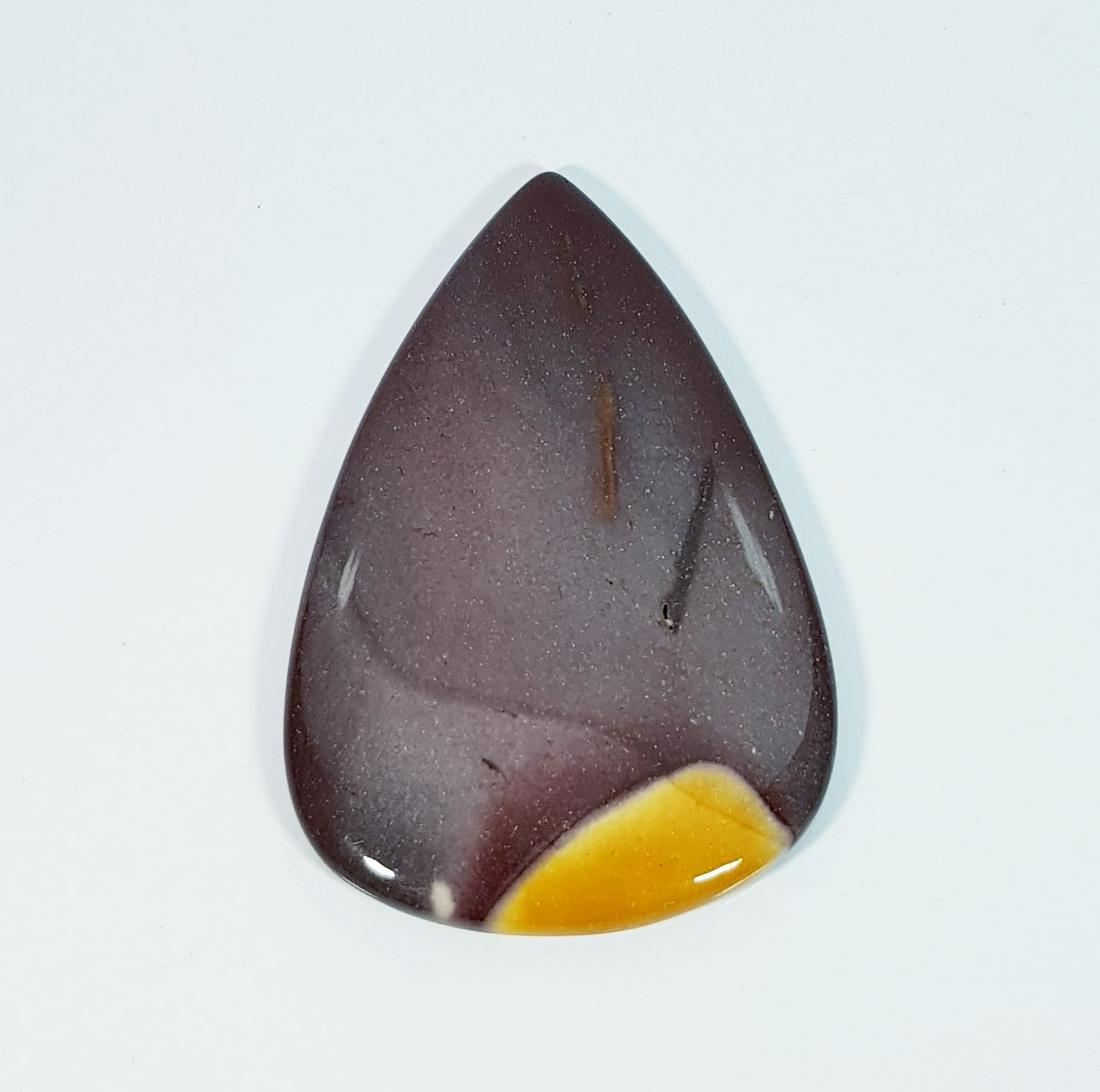 58.15 Ct Natural American Jasper: No Reserve! Title: 58.15 Ct Natural American Jasper Color/Clarity: Opaque Carat Weight: 58.15 Dimensions: 49.40 x 32.60 x 4.60 Additional Information: Pear - Africa Shipping: Domestic: Flat-rate of $