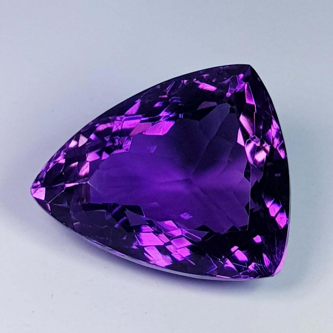 Natural Amethyst Triangle Cut 14.44 ct (1 of 5)