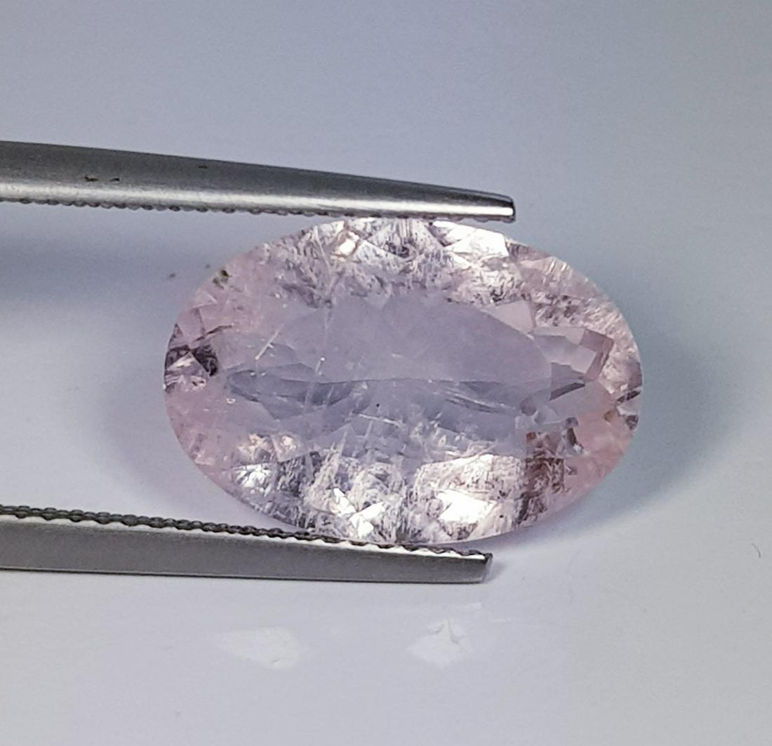 5.57 Ct Natural Morganite Oval Cut (1 of 4)
