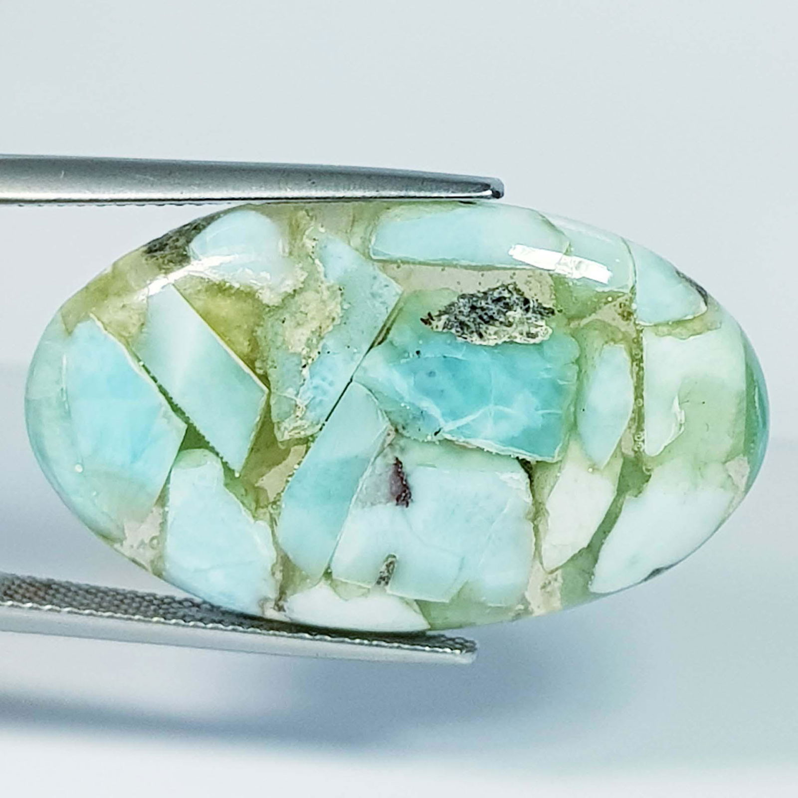 24.28 Ct Natural Copper Larimar (1 of 5)