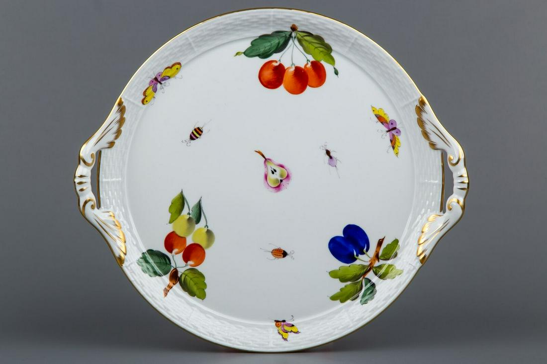 Herend Market Garden Cake Tray with Handles #315/FR (1 of 11)