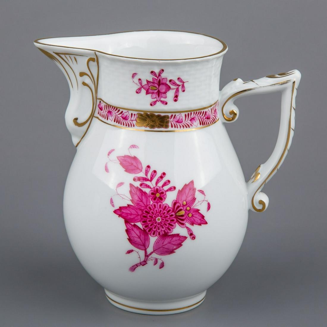 Herend Chinese Bouquet Raspberry Large Milk Jug #633/AP (1 of 11)
