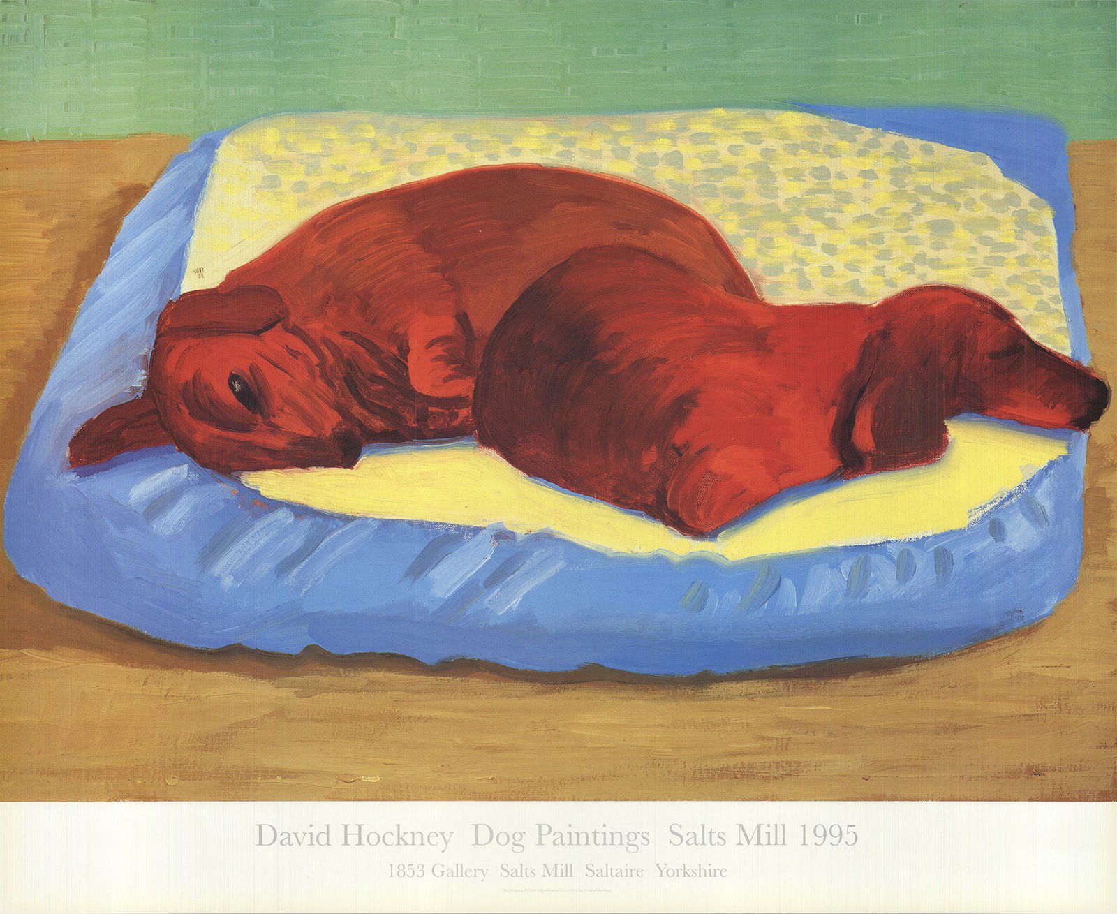 David Hockney: Dog Painting 43 (1 of 1)
