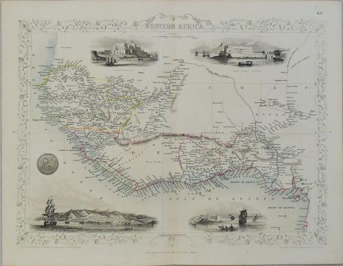 1852 Tallis Map of Western Africa -- Western Africa (1 of 1)