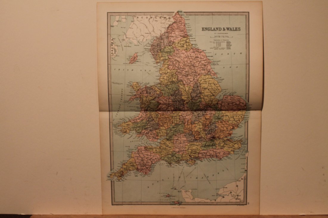 1873 Map of England and Wales (1 of 3)