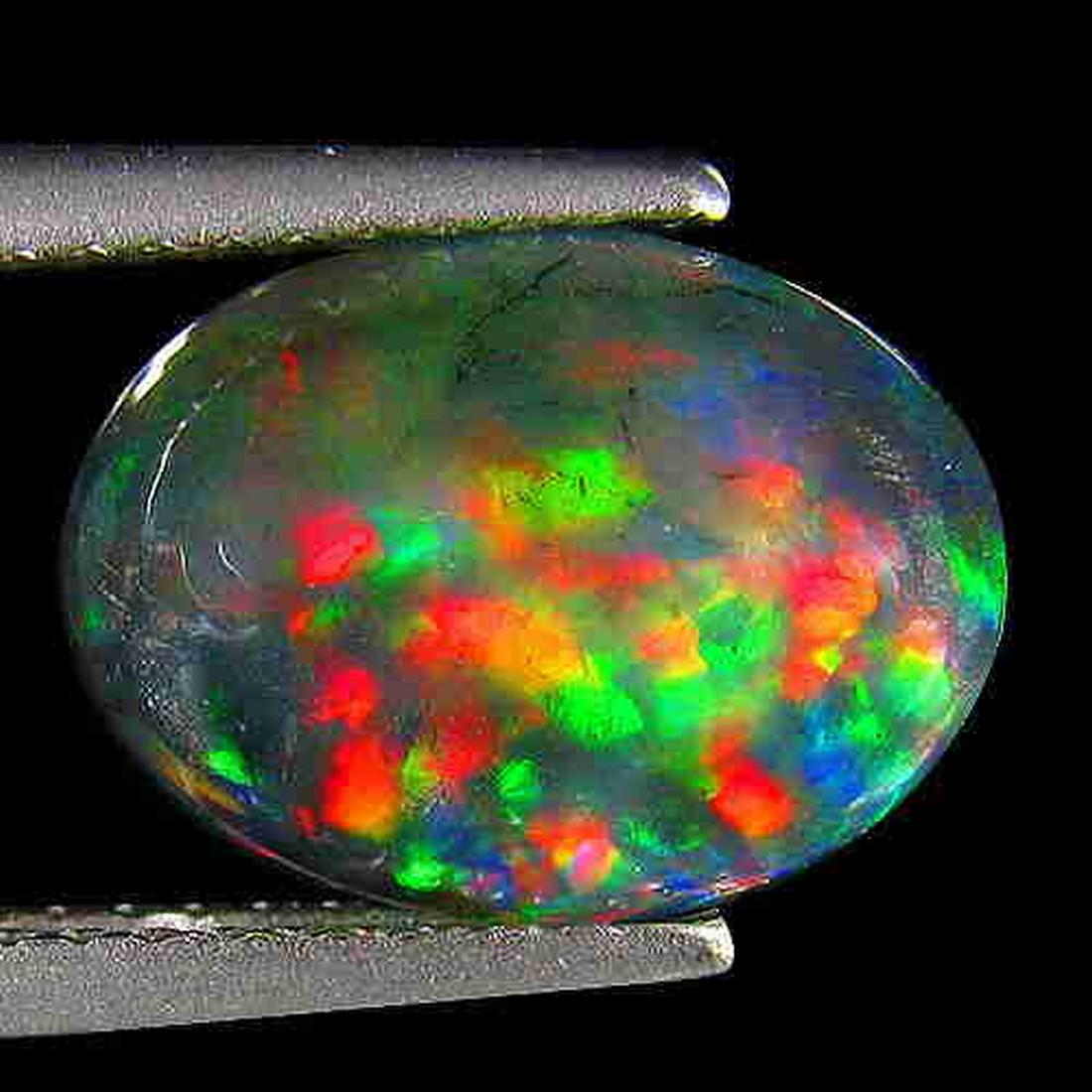 2.44 ct natural welo black opal (1 of 1)