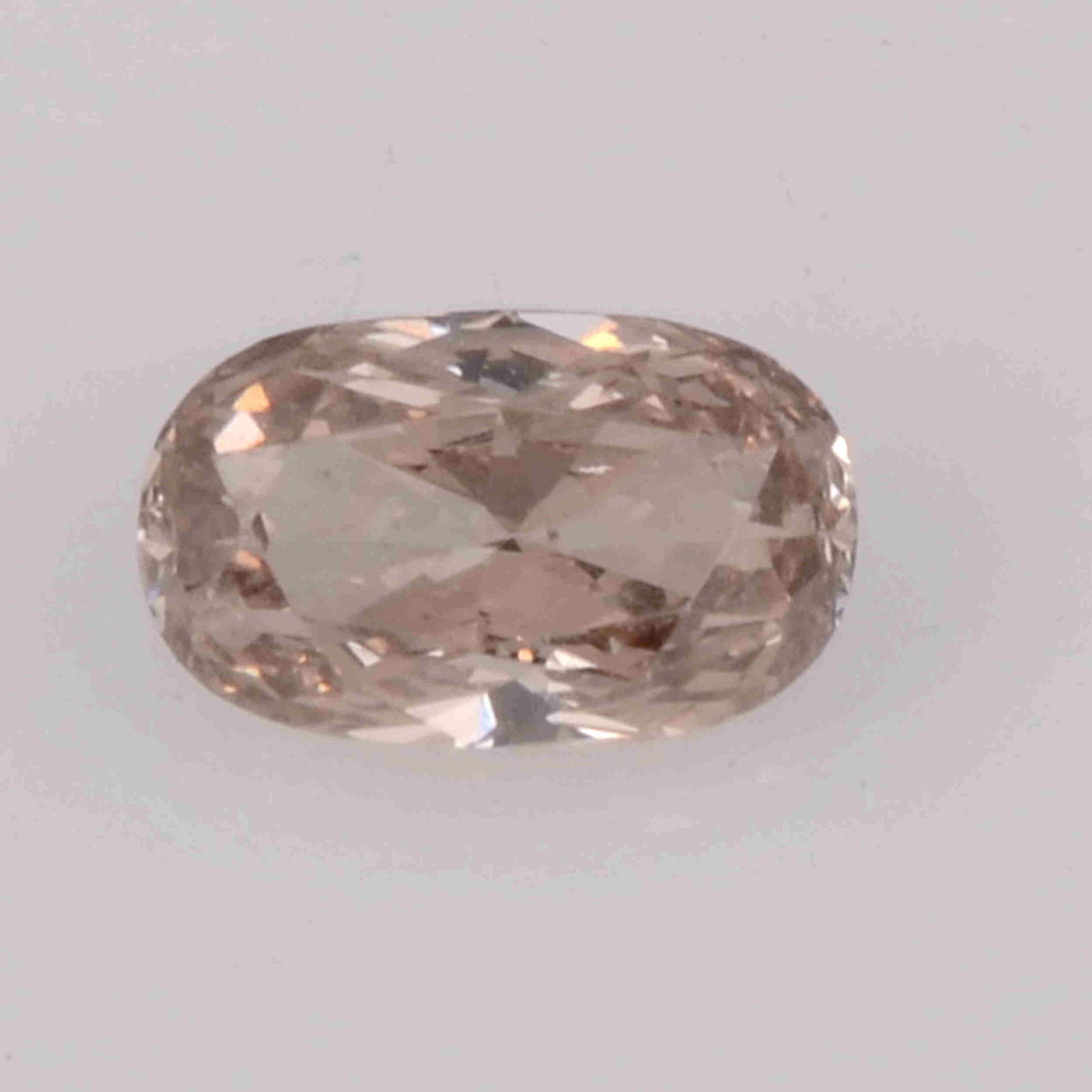 0.55 Carat Natural Fancy Orangy Brown Color Natural (1 of 7)