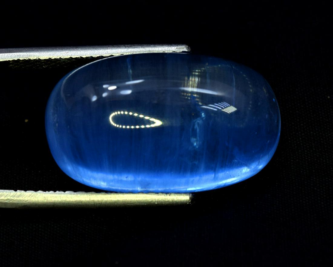 Aquamarine Cabochon , Natural Aquamarine Stone - 29.80 (1 of 5)