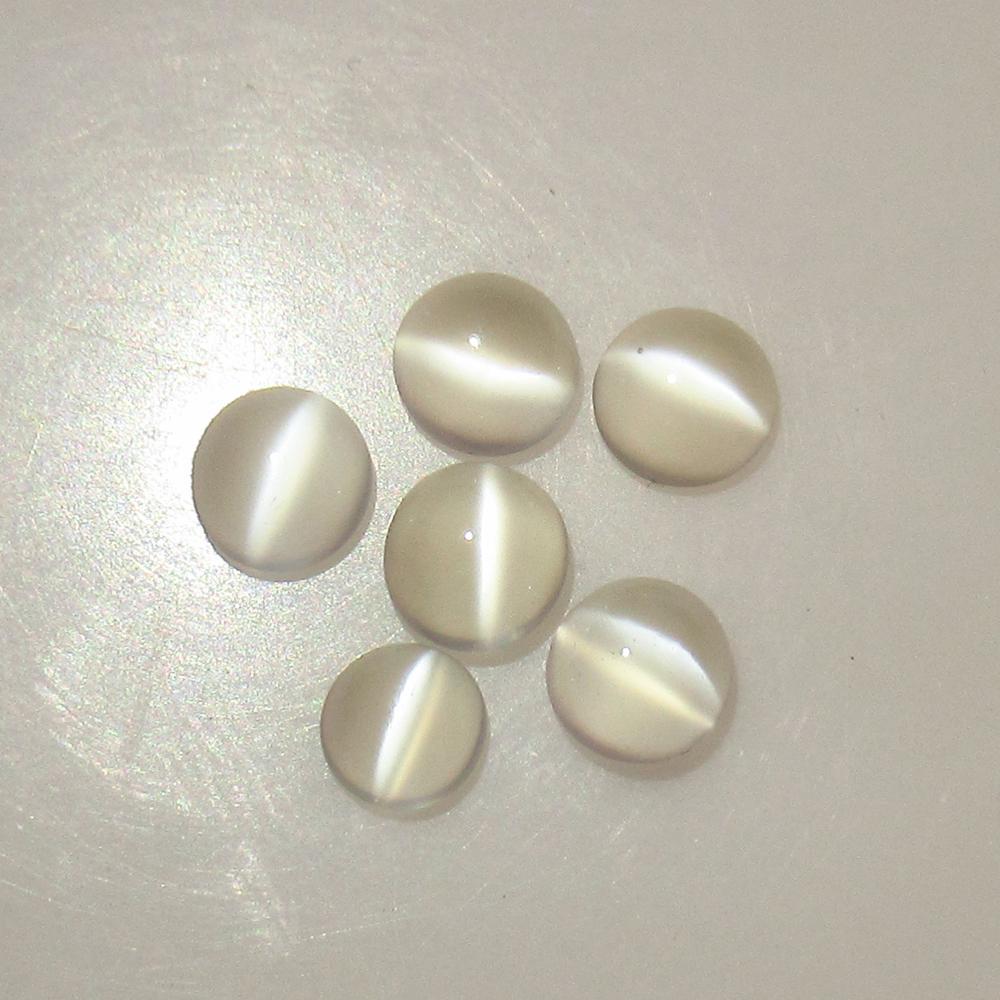 5.97 Ct Natural 6 Moonstone Round Set (1 of 2)
