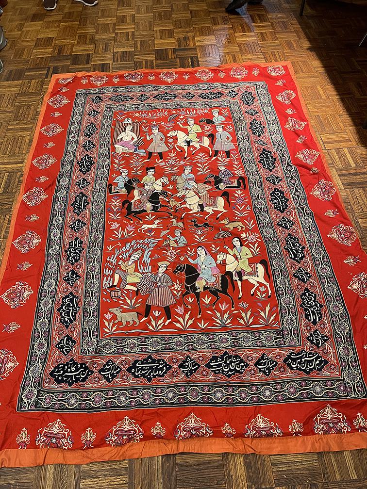 Textile Rug 7-8x5-5 Circa 19 CENTURY (1 of 9)