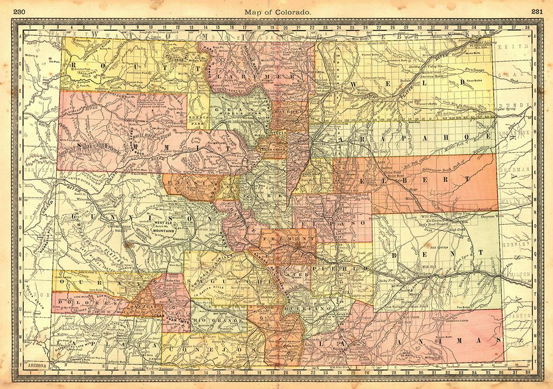 Map of Colorado (1 of 1)