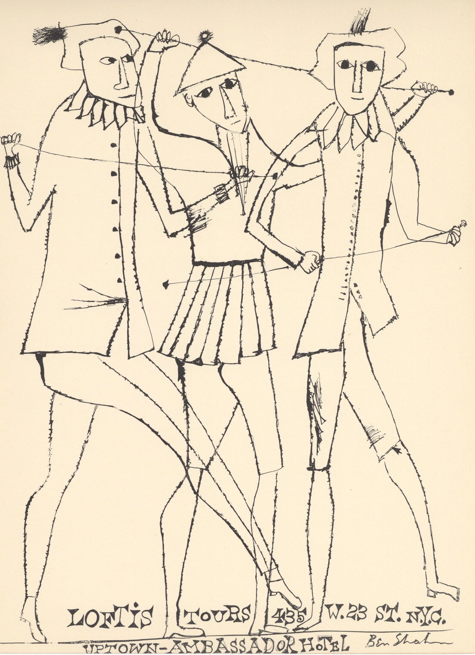 Ben Shahn original lithograph (1 of 1)