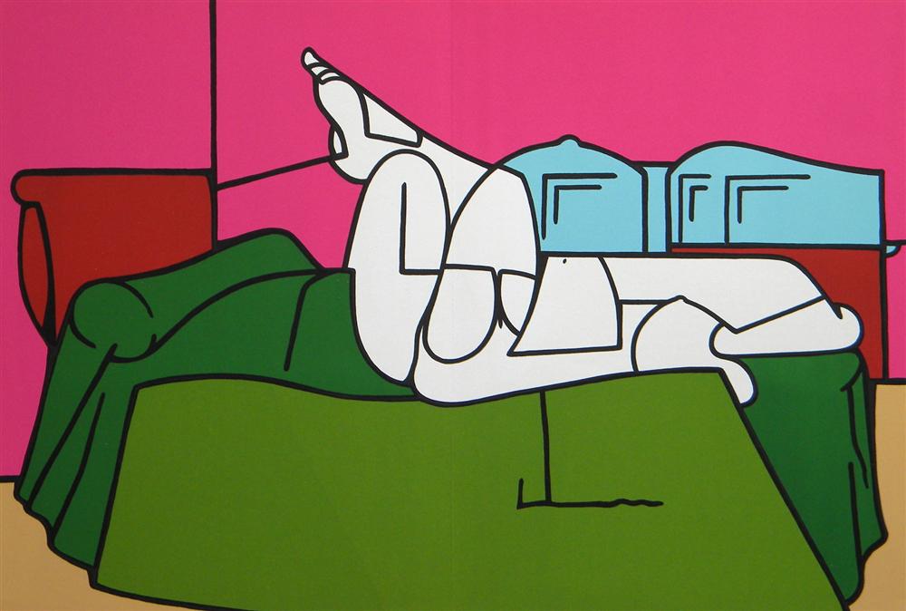 Valerio Adami original lithograph, 1970 (1 of 1)